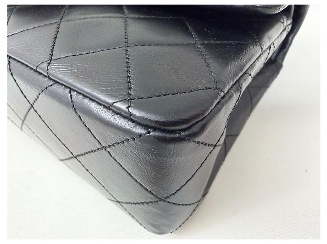 Chanel Timeless - Bolsa Clássica de Dupla Aba em Couro 23 Preto - vista 4