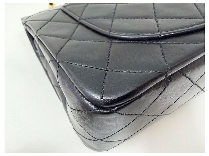 Chanel Timeless - Bolsa Clássica de Dupla Aba em Couro 23 Preto - vista 6