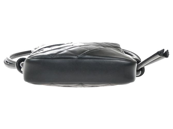 Pochette in pelle trapuntata Chanel Cambon Nero - vista 6