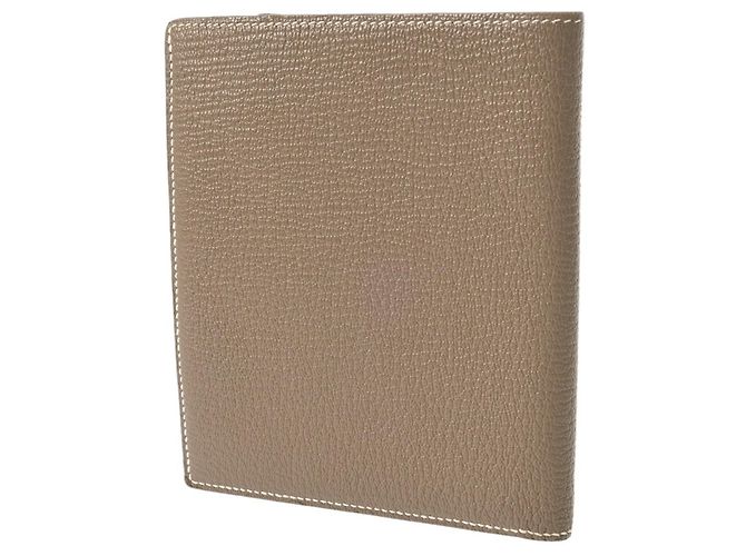Billetera Compacta Evelyne de Hermès en Gris Etoupe Gris pardo - vista 3