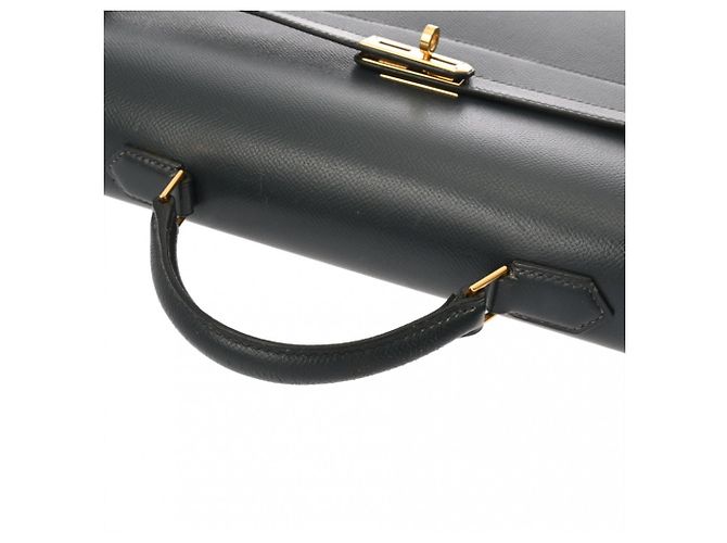 Hermès HERMES Kelly Depeches 38 Mallette Marine Bleu Marine - vue 4