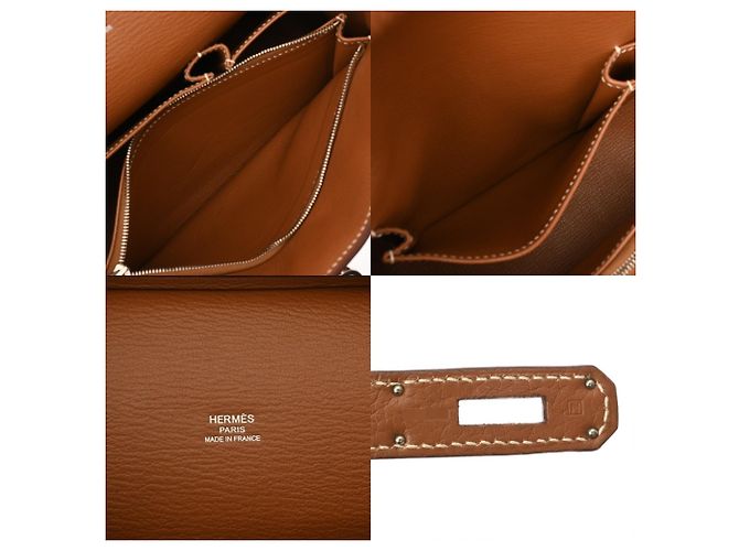 Borsa a Spalla Hermès Jypsiere 28 Oro D'oro - vista 11