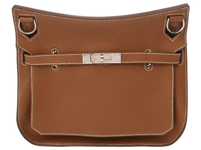 Borsa a Spalla Hermès Jypsiere 28 Oro D'oro - vista 2