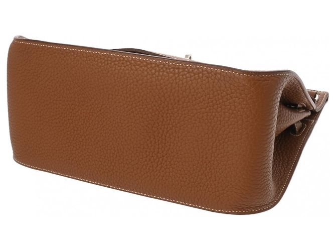 Borsa a Spalla Hermès Jypsiere 28 Oro D'oro - vista 7
