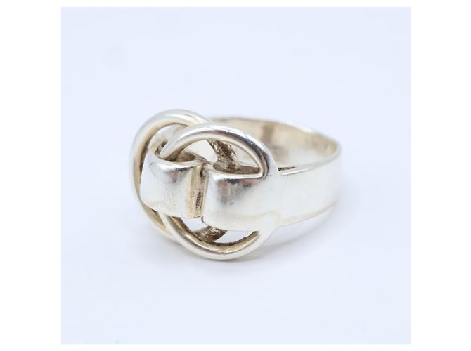 Ring Anillo Hermès Deux Ano de plata - vista 2