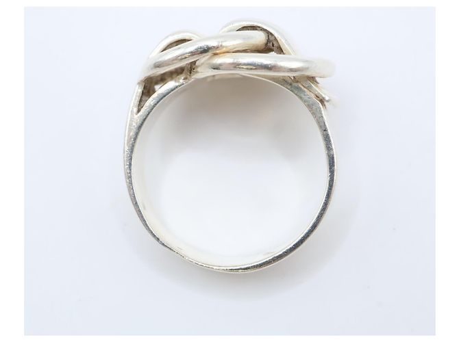 Ring Anillo Hermès Deux Ano de plata - vista 5