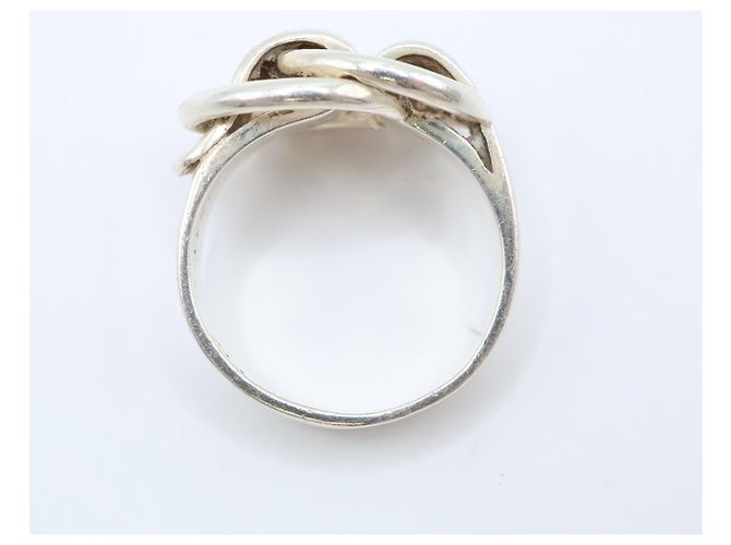 Ring Anillo Hermès Deux Ano de plata - vista 6