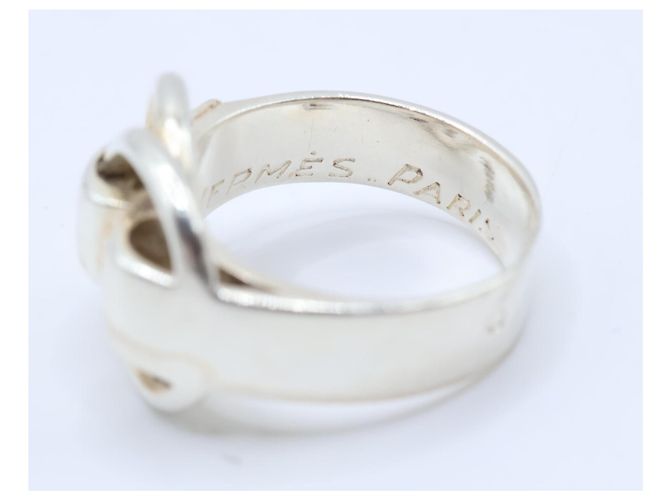 Ring Anillo Hermès Deux Ano de plata - vista 7