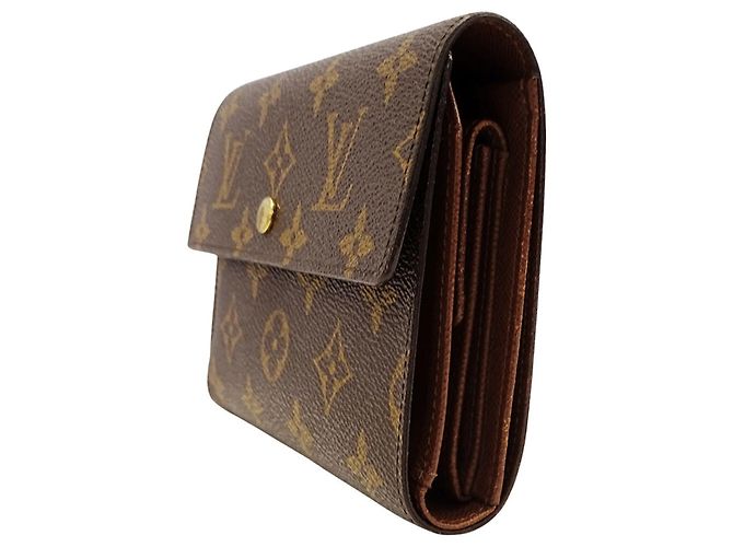 Billetera plegable Monogram Louis Vuitton Castaño Monograma - vista 4