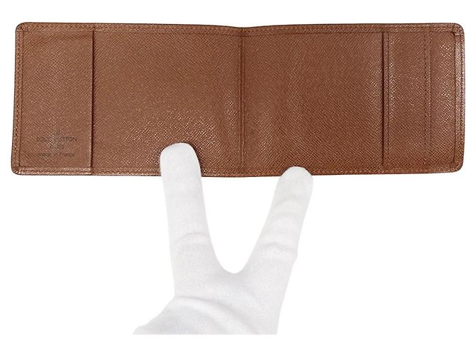 Billetera plegable Monogram Louis Vuitton Castaño Monograma - vista 9
