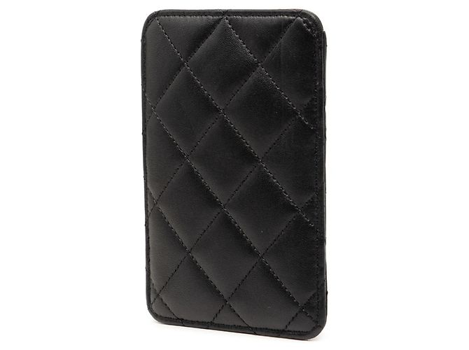 Custodia da viaggio matelassé Coco Mark di Chanel Nero - vista 2