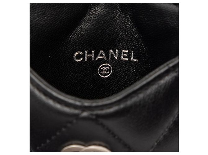 Custodia da viaggio matelassé Coco Mark di Chanel Nero - vista 4