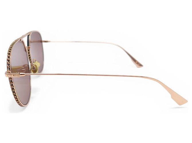 GAFAS DE SOL DIOR DIORBYDIOR DDBSQ CANNAGE METAL DORADO ESTUCHE - vista 2