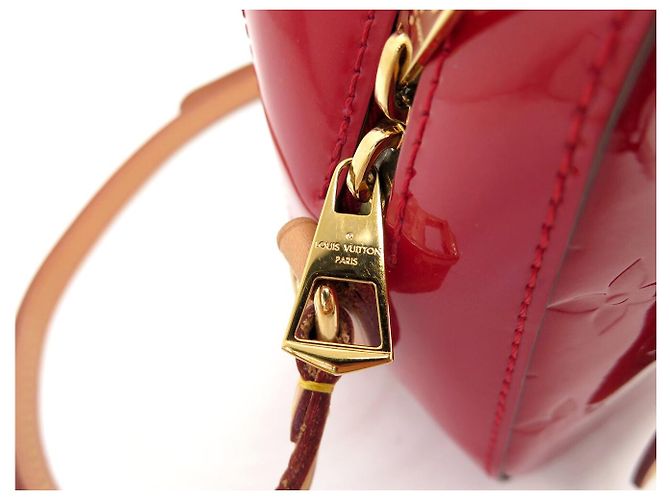 NUOVA BORSA A MANO LOUIS VUITTON SANTA MONICA M90368 PELLE MONOGRAM LUCIDA Rosso - vista 10