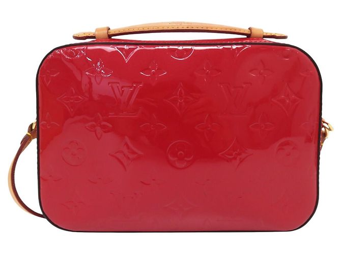NUOVA BORSA A MANO LOUIS VUITTON SANTA MONICA M90368 PELLE MONOGRAM LUCIDA Rosso - vista 2