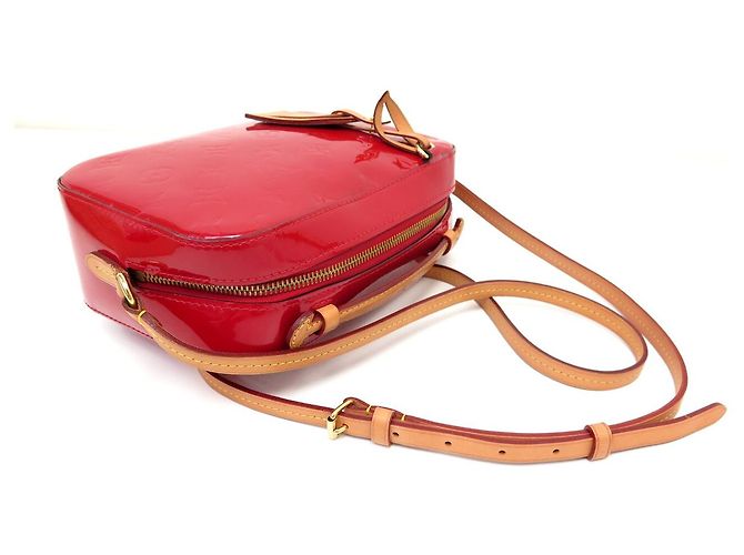 NUOVA BORSA A MANO LOUIS VUITTON SANTA MONICA M90368 PELLE MONOGRAM LUCIDA Rosso - vista 6