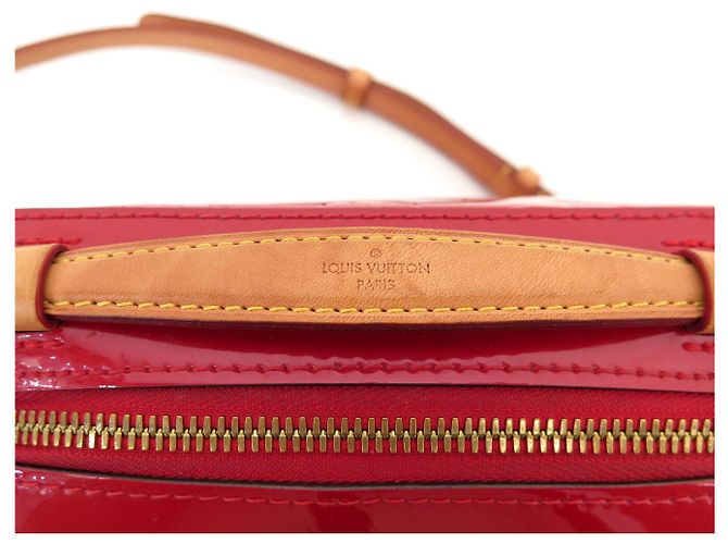 NUOVA BORSA A MANO LOUIS VUITTON SANTA MONICA M90368 PELLE MONOGRAM LUCIDA Rosso - vista 9