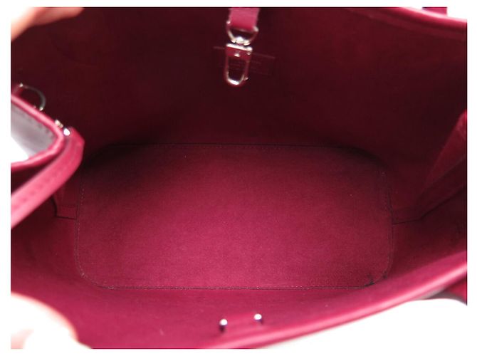 NEW LOUIS VUITTON NEVERFULL PM 118LV32 EPI LEATHER RASPBERRY BAG Fuschia - view 10