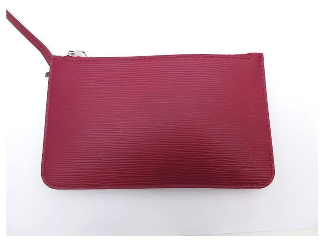 NEW LOUIS VUITTON NEVERFULL PM 118LV32 EPI LEATHER RASPBERRY BAG Fuschia - view 12