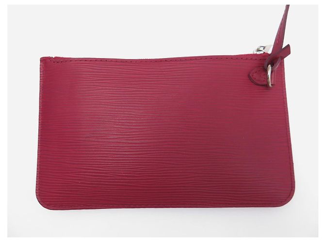 NEW LOUIS VUITTON NEVERFULL PM 118LV32 EPI LEATHER RASPBERRY BAG Fuschia - view 13