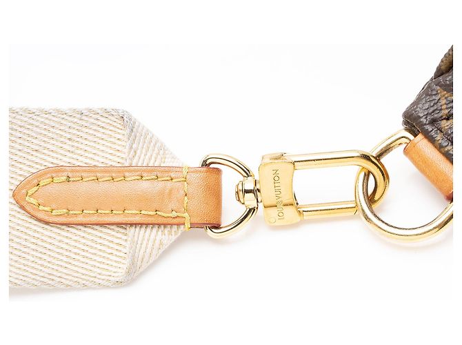 Bumbag alta in tela Monogram Louis Vuitton Marrone - vista 10