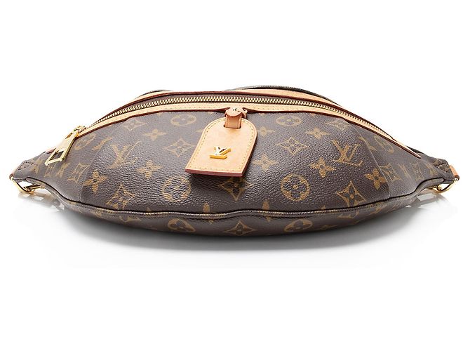 Bumbag alta in tela Monogram Louis Vuitton Marrone - vista 4