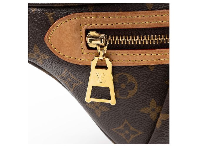 Bumbag alta in tela Monogram Louis Vuitton Marrone - vista 8