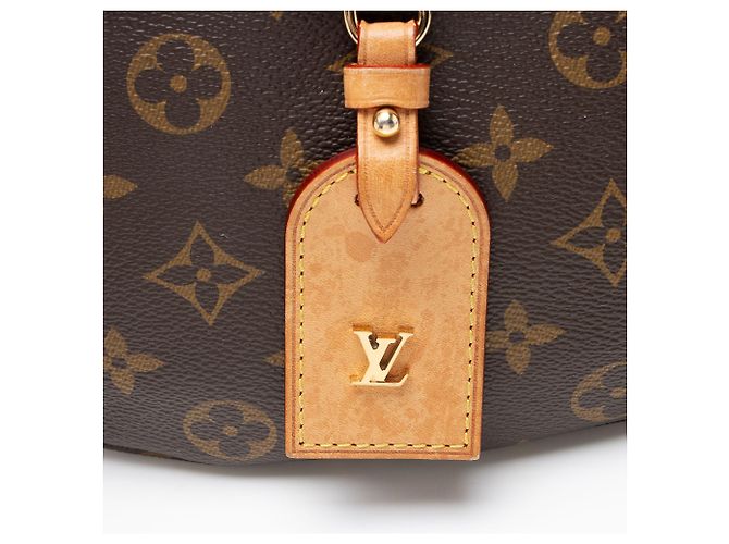 Bumbag alta in tela Monogram Louis Vuitton Marrone - vista 9