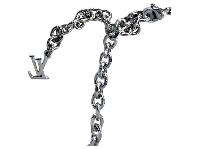 Louis Vuitton Monogramm Bold Plattenarmband Silber Metallisch - Ansicht 6