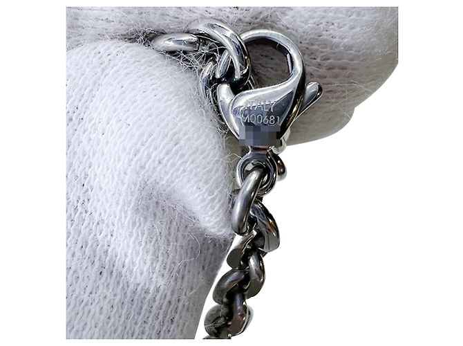 Louis Vuitton Monogramm Bold Plattenarmband Silber Metallisch - Ansicht 7