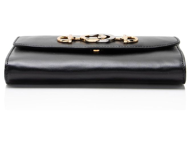 Borsa Mini Zumi in Pelle Gucci Nero - vista 4