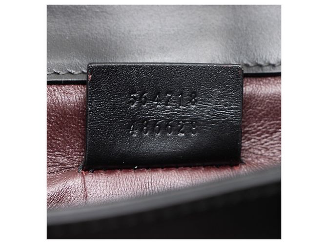 Borsa Mini Zumi in Pelle Gucci Nero - vista 6