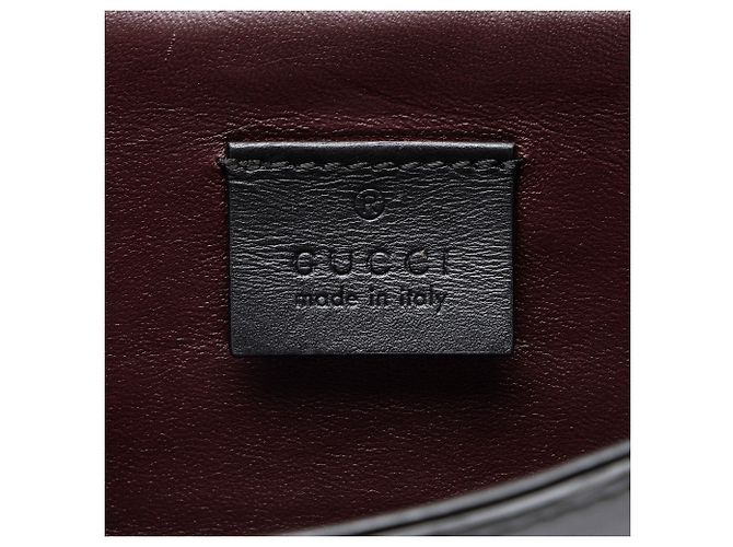 Borsa Mini Zumi in Pelle Gucci Nero - vista 8