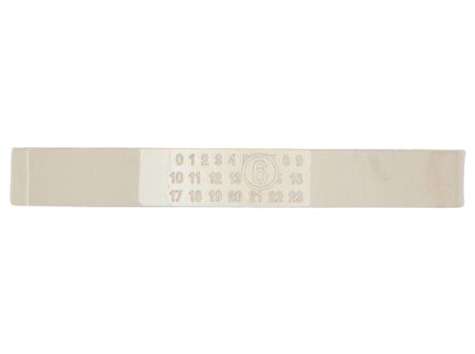 Maison Martin Margiela Pulsera de brazalete grabada con número - vista 4