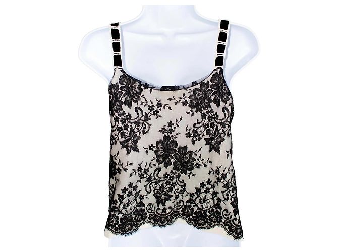 Camiseta de tirantes de encaje Christian Dior - vista 4