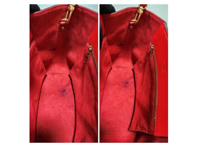 LOUIS VUITTON Borsa a Spalla Phenix in Tela Monogram Marrone/Rosso - vista 11
