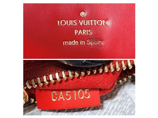 LOUIS VUITTON Borsa a Spalla Phenix in Tela Monogram Marrone/Rosso - vista 2
