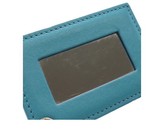Borsa Clutch Balenciaga Paper Triple XS Turchese - vista 10