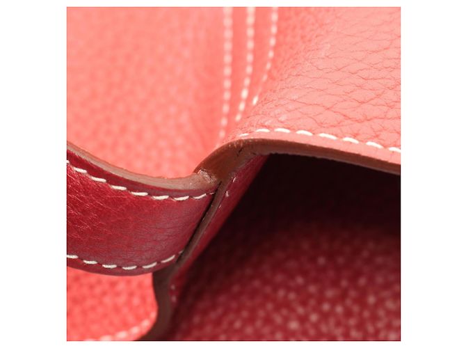 Reversible Tote Bag Double Sens 45 von Hermès Pink Rot Bordeaux - Ansicht 10