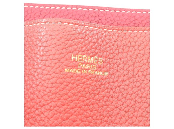 Reversible Tote Bag Double Sens 45 von Hermès Pink Rot Bordeaux - Ansicht 4