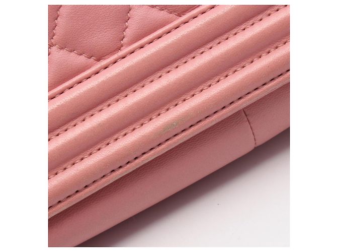 Borsa a spalla Boy di Chanel Rosa - vista 10