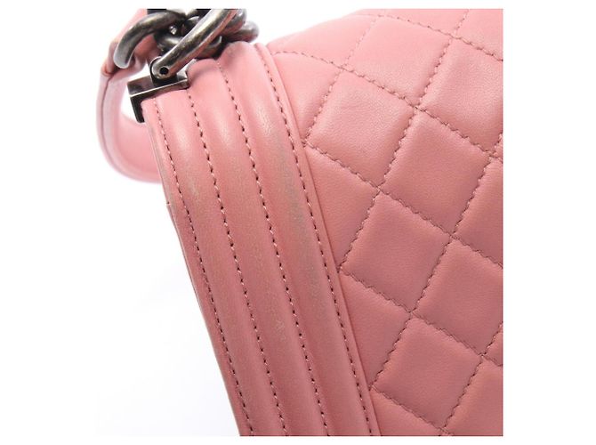 Borsa a spalla Boy di Chanel Rosa - vista 11