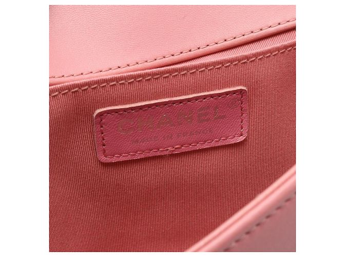 Borsa a spalla Boy di Chanel Rosa - vista 4