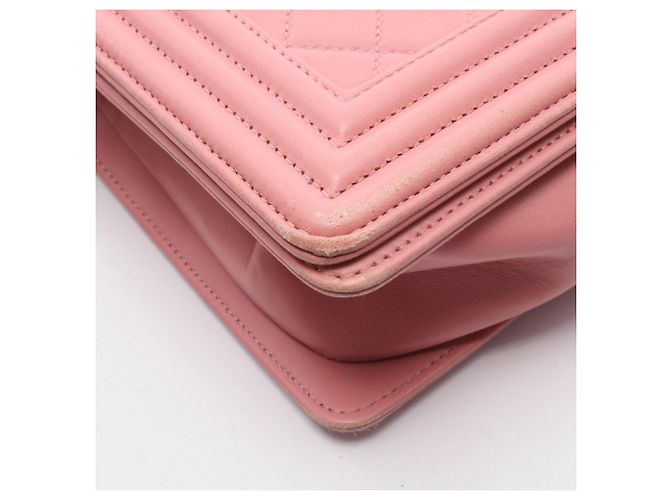 Borsa a spalla Boy di Chanel Rosa - vista 6