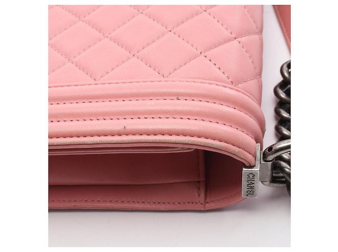 Borsa a spalla Boy di Chanel Rosa - vista 8