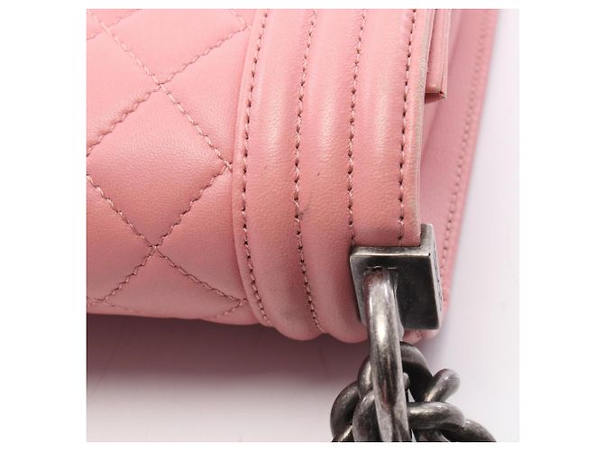 Borsa a spalla Boy di Chanel Rosa - vista 9