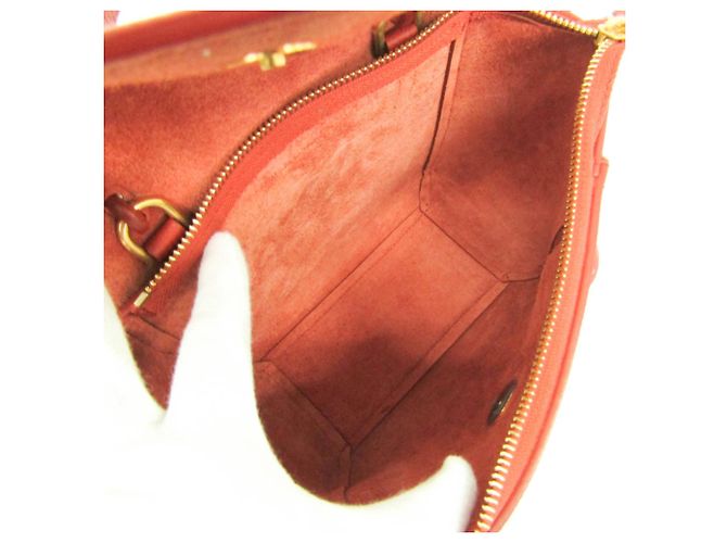 Belt Bag Céline Bolsa de Cinto Celine em Couro Texturizado Nano Vermelho - vista 3