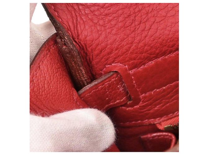 Hermès Hermes Kelly Red Togo con Gold Hardware 32 Rosso - vista 4