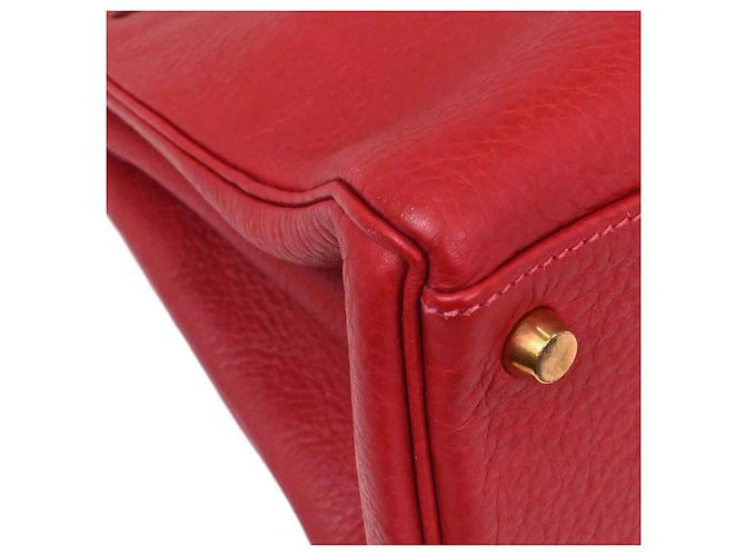 Hermès Hermes Kelly Red Togo con Gold Hardware 32 Rosso - vista 6