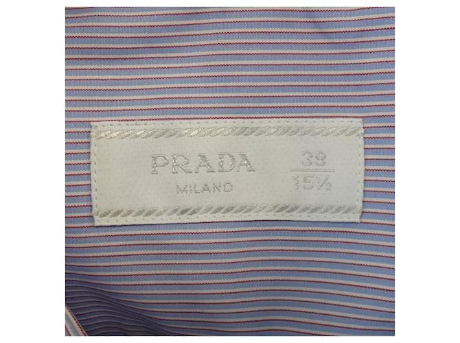Prada Baumwollhemd Blau - Ansicht 4